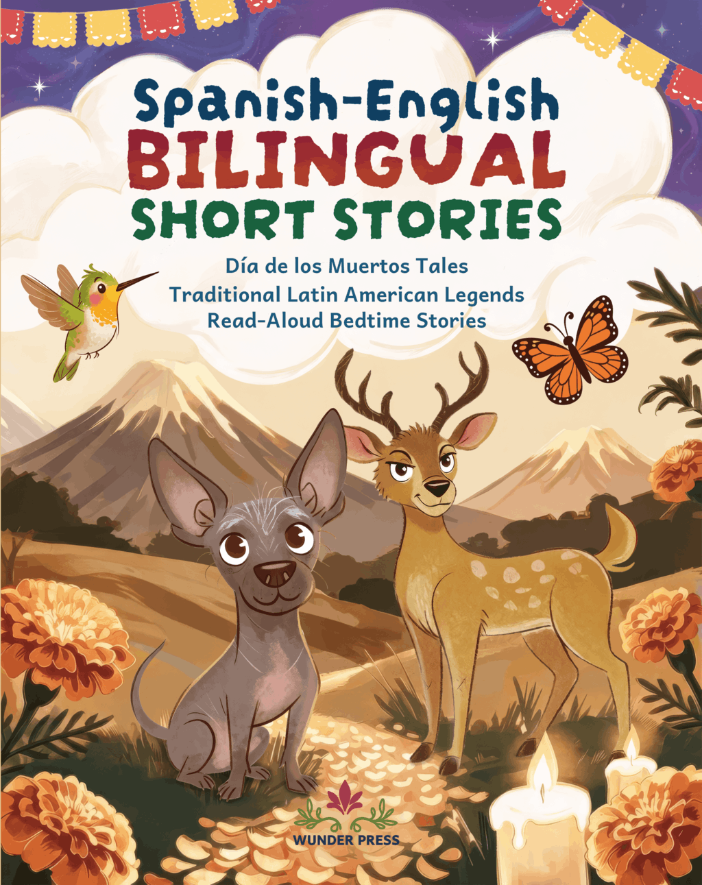 Spanish-English Bilingual Short Stories for Kids Book 2
